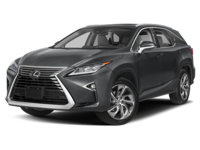2018 Lexus RX 350L in White Pearl — front three-quarter view