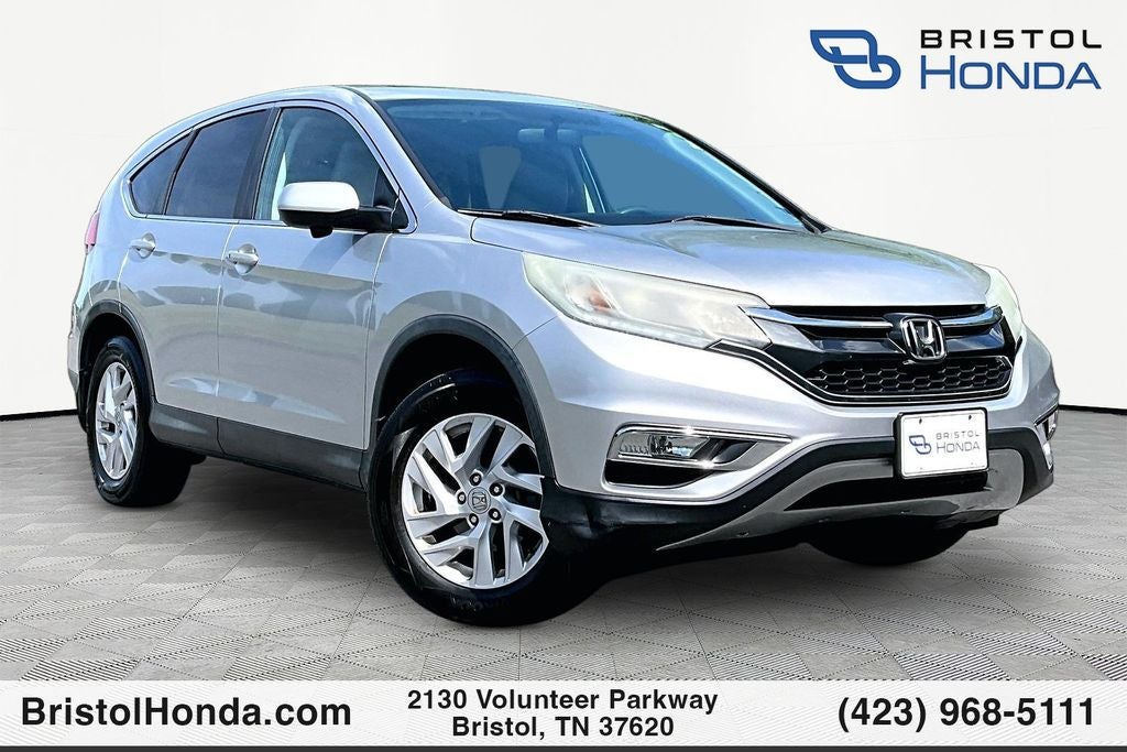 2016 Honda CR-V EX in Alabaster Silver Metallic — front three-quarter view