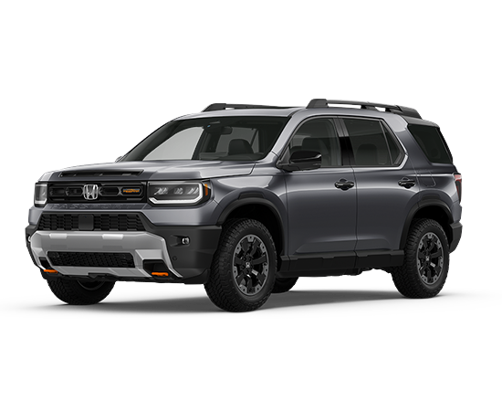 2026 Honda Passport TrailSport Elite in Modern Steel Metallic — front three-quarter view