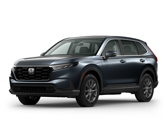2026 Honda CR-V 2WD EX-L in Meteorite Gray Metallic — front three-quarter view